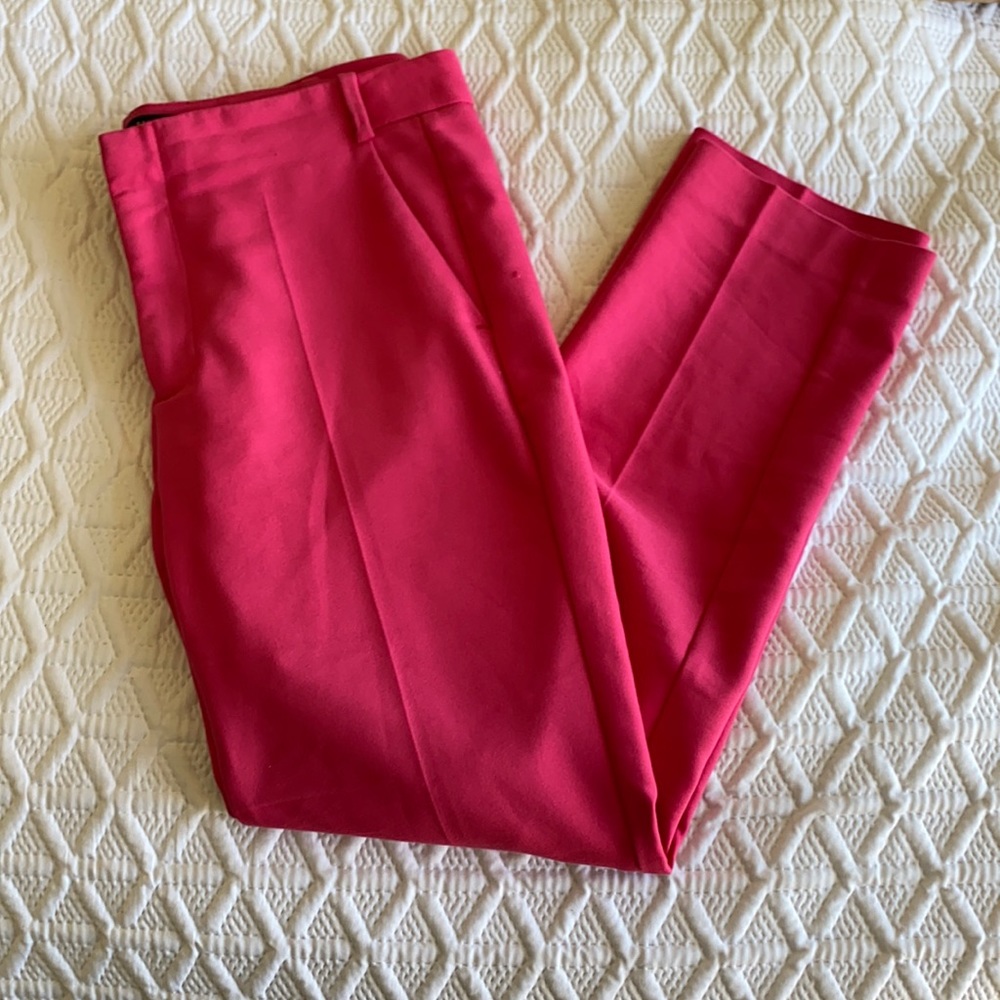 Hot pink Zara ankle pants